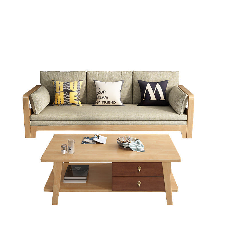 MAVERICK Nordic Solid Wood Sofa Living Room