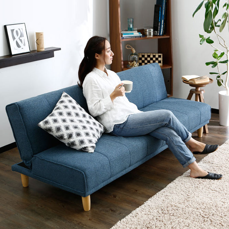 EVANGELINE RITZ Japanese Scandinavian Sofa Solid Wood Nordic ( 6 Colour )