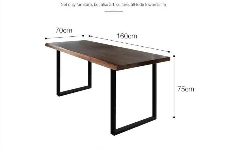 BRYCE Nordic Scandinavian Retro Solid Wood Dining table American Hardwood
