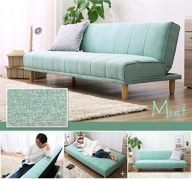 EVANGELINE RITZ Japanese Scandinavian Sofa Solid Wood Nordic ( 6 Colour )