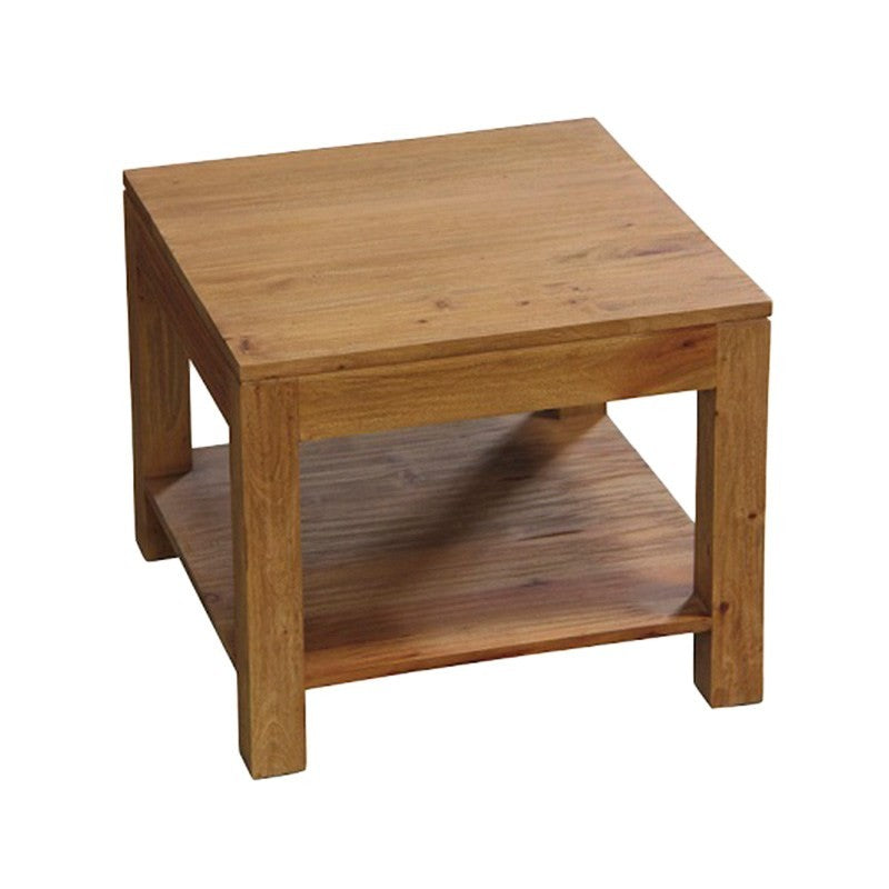 Los Angeles Solid Teak Timber Side Table, Teak ATF388LT-60-60-TA-NT_1