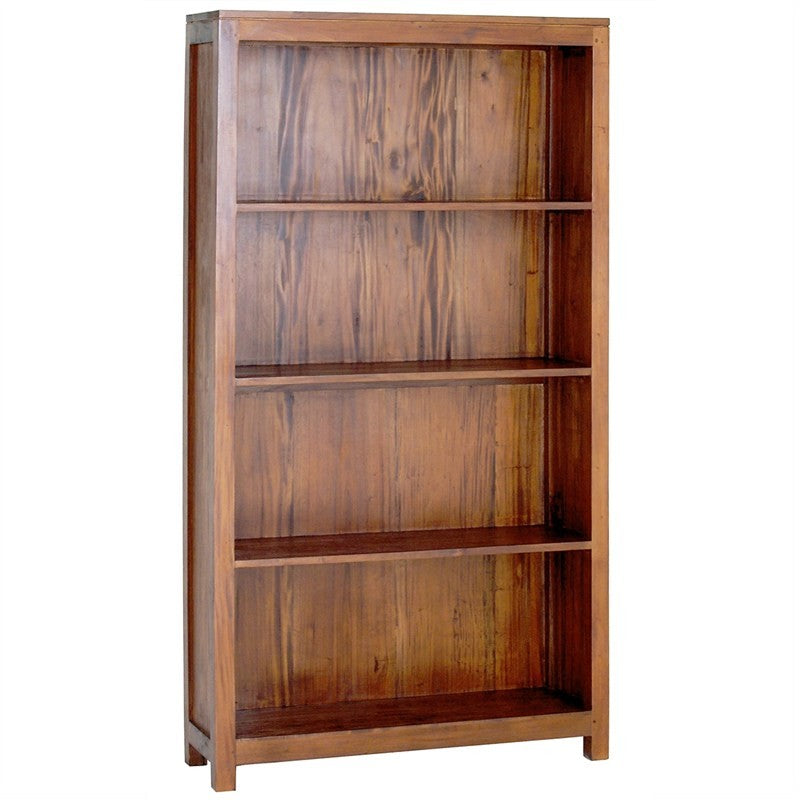 Los Angeles Solid Timber Wide Bookcase Teak - Light Pecan ATF388BC-000-TA-W-LP_1