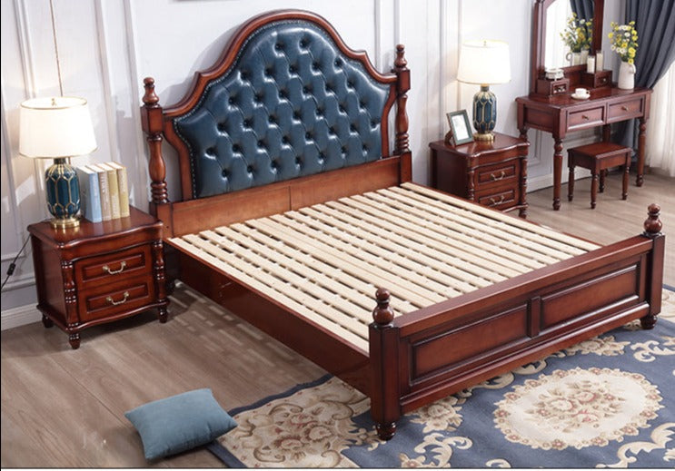 Lucy Boston Hilton Bed American Classic Solid Wood ( Select from 2 Size 2 Color )
