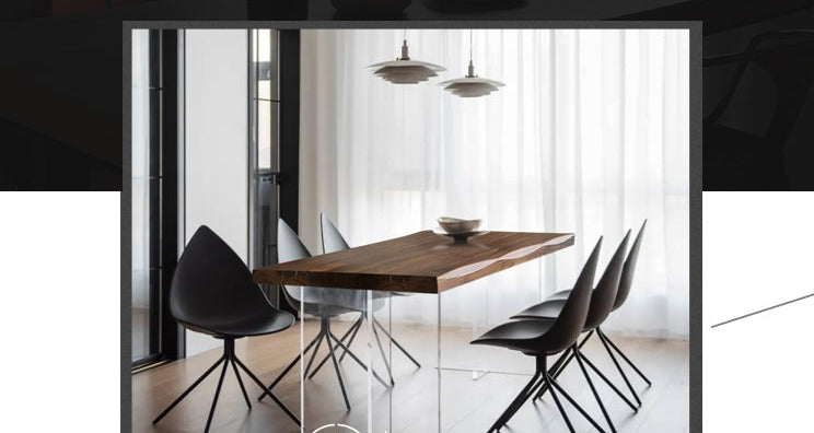 MAYA Dining Table Scandinavian Nordic Design Solid Wood ( Select from 4 Color, 10 Size )