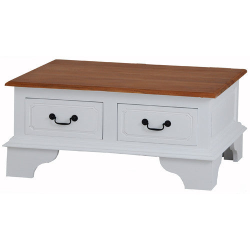 Marseille French 4 Drawer Cofee Table ATF388CT-004-PN-WR
