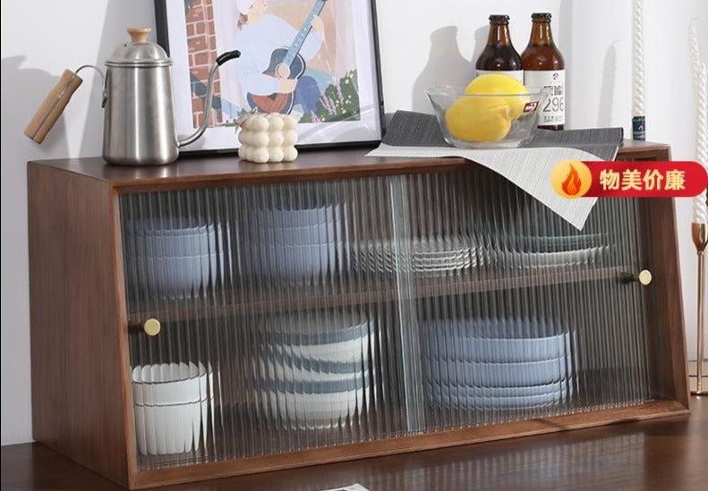 Braxton Storage Cabinet Scandinavian Solid Wood Countertop