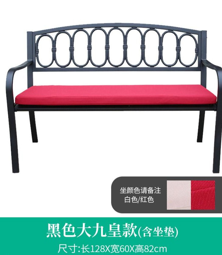KEVIN B Park Bench Chair Outdoor Simple Bench Garden Leisure