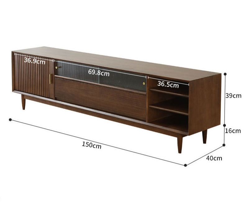 DANA SWEDEN Scandinavian TV Console Hardwood ( 3 Size 4 Colour )