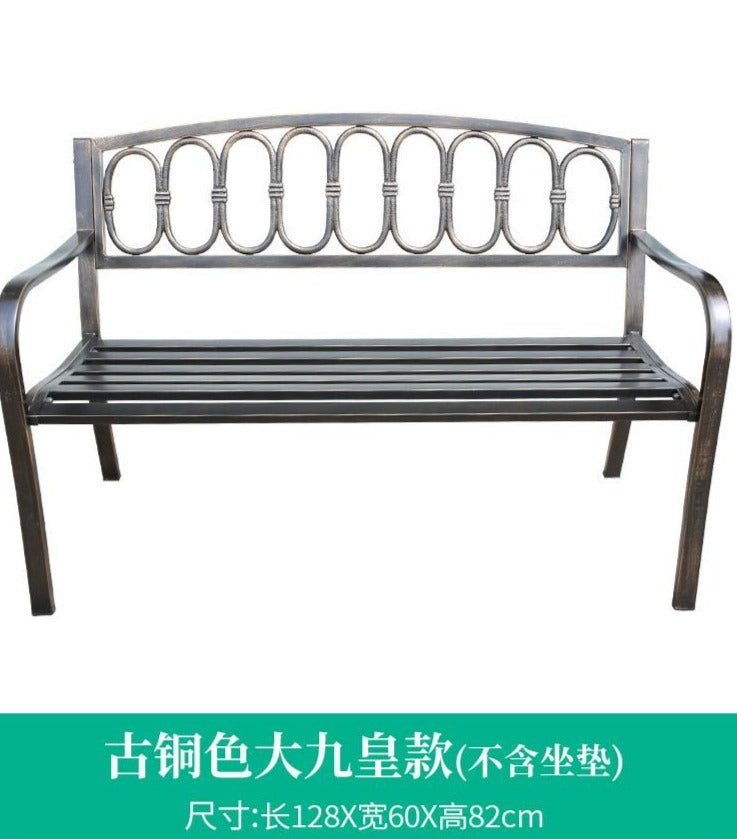 KEVIN B Park Bench Chair Outdoor Simple Bench Garden Leisure