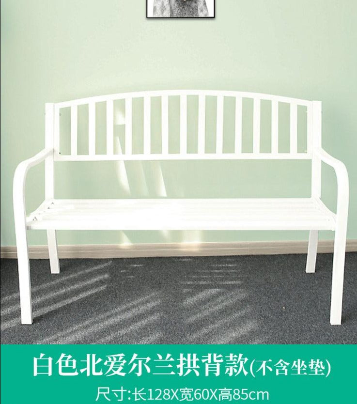 KEVIN B Park Bench Chair Outdoor Simple Bench Garden Leisure