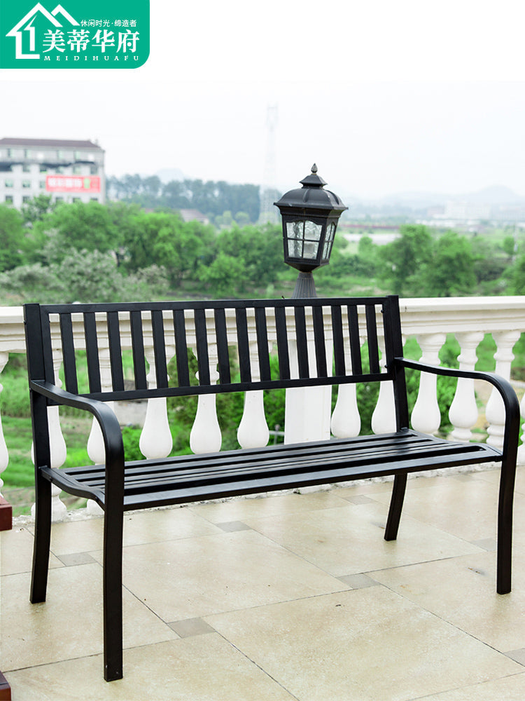 KEVIN B Park Bench Chair Outdoor Simple Bench Garden Leisure