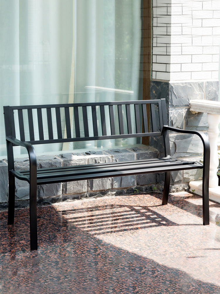 KEVIN B Park Bench Chair Outdoor Simple Bench Garden Leisure