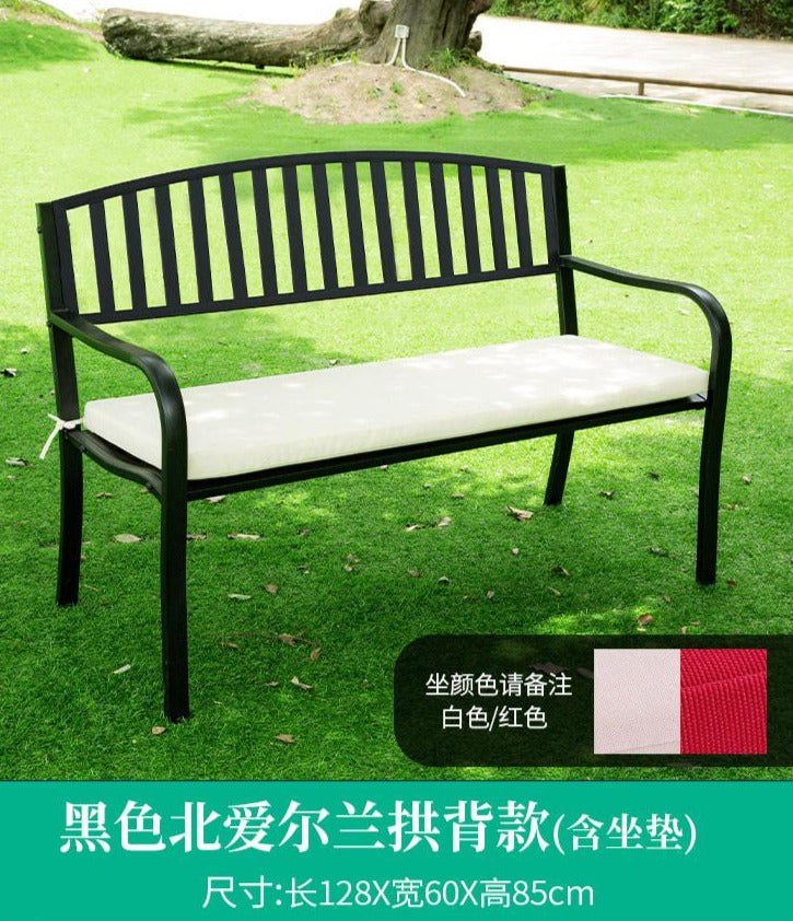 KEVIN B Park Bench Chair Outdoor Simple Bench Garden Leisure