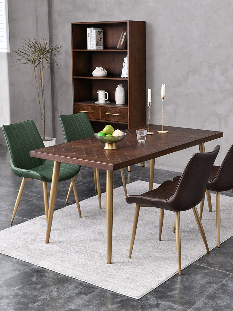 Nicolas CARLTON Herringbone Dining Table Designer Solid Wood