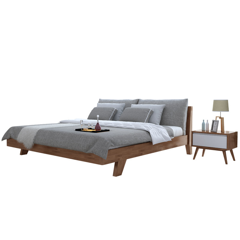 AMELIA Scandinavian Nordic Japanese Full Solid Wood Bed