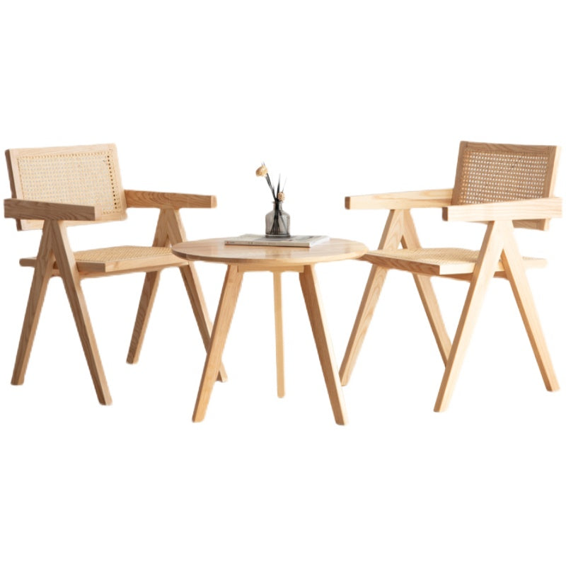 PENELOPE Rattan Dining Chair Premium Solid Wood ( Choice of 3 Color )