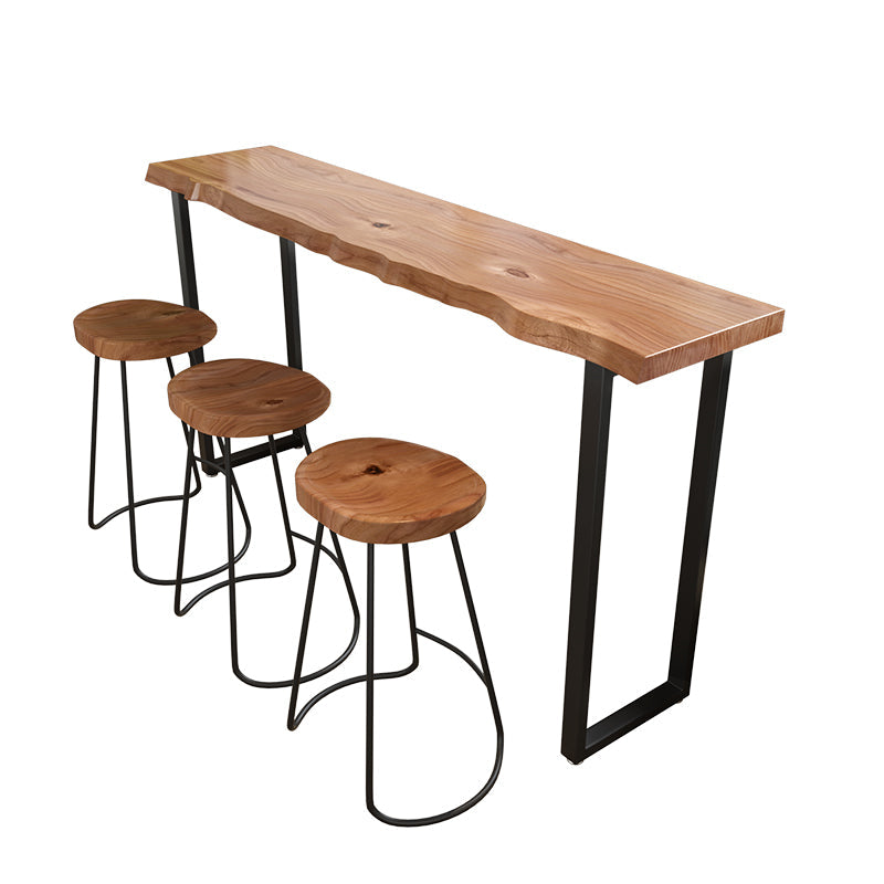 NEVAEH Solid Wood Live Edge Bar Table / Bar Stool Nordic Scandinavian Design. ( 11 Sizes )