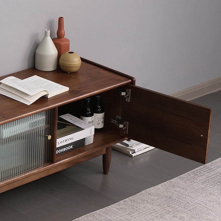 ANNE Scandinavian TV Console Audio-Visual Cabinet Solid Wood ( 4 Colours 3 Sizes )