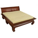 Bali Solid Teak Timber King Size Opium Bed - Mahogany Color ATF388BS-000-OL-KING-M_1
