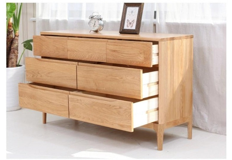 WAREHOUSE SALE CHASE Nordic Solid Wood Five Chest of Drawers Scandinavian Bedroom ( Discount Price $1399)