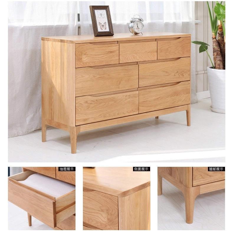 WAREHOUSE SALE CHASE Nordic Solid Wood Five Chest of Drawers Scandinavian Bedroom ( Discount Price $1399)