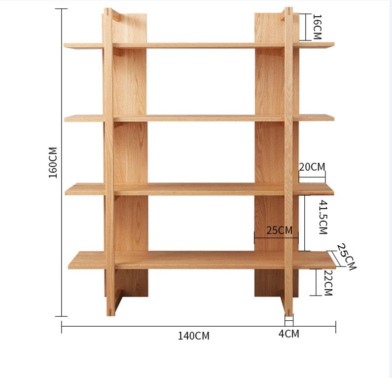 CAMILLE RITZ Japanese Display Shelves Solid Wood Nordic