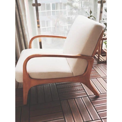 Valentina Scandinavian Armchair Solid Wood