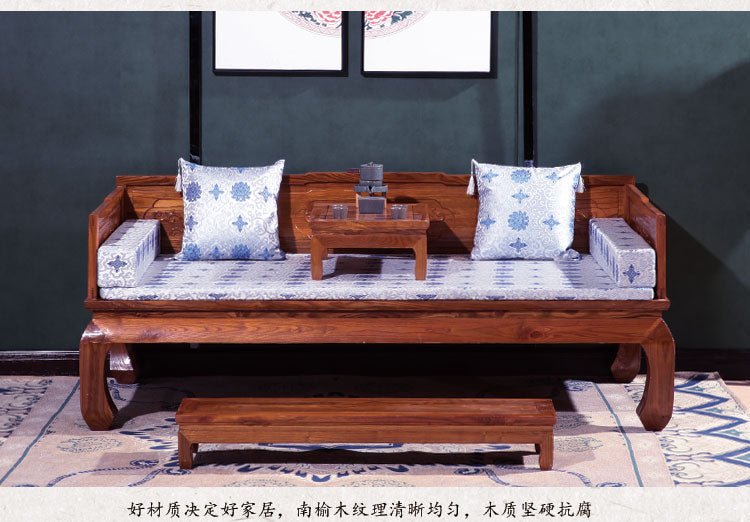 WAREHOUSE SALE EMERY Qing Ming Dynasty Daybed Sofa Solid Wood Modern Zen ( 3 Seater 4 Size 4 Design ) ( Special Price $1499 )