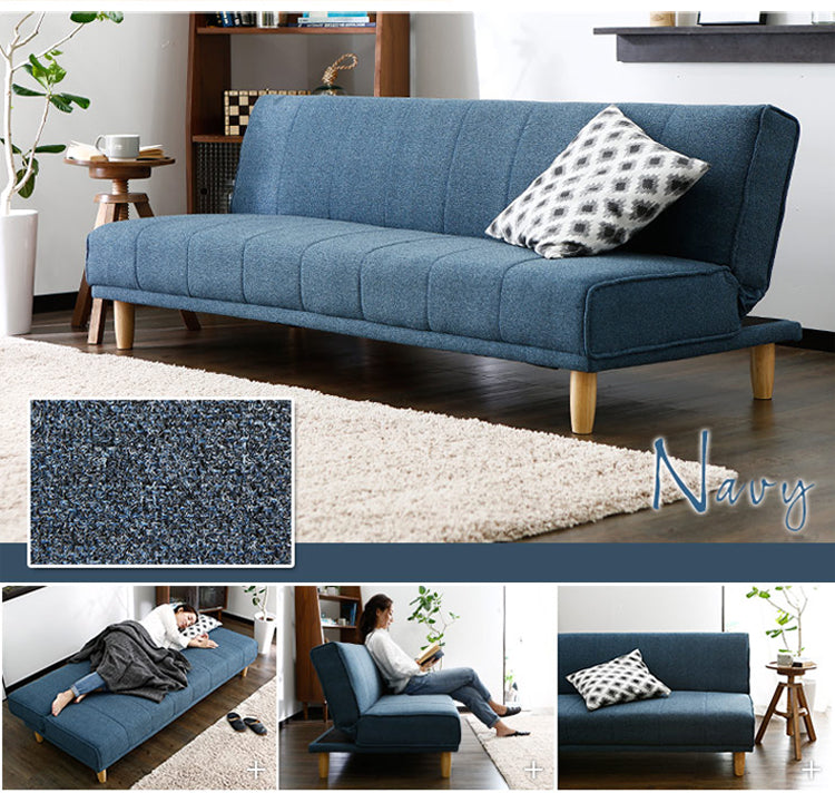 EVANGELINE RITZ Japanese Scandinavian Sofa  Solid Wood Nordic ( 6 Colour )