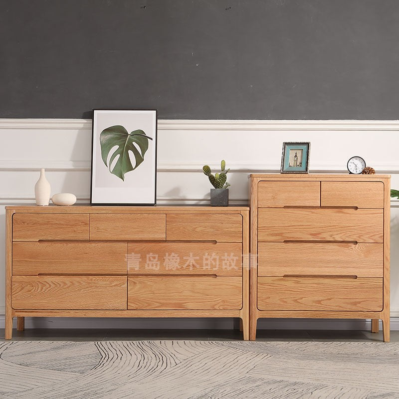 WAREHOUSE SALE GAVIN Pure Solid Wood 7 Drawers commode Nordic Scandinavian ( Discount Price $ 1499 Special Price $1299 )