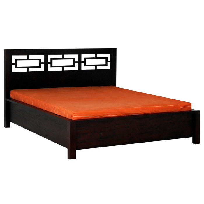 Istabelle Oriental Solid Teak Timber Queen Size Bed - Chocolate ATF388bs-000-ori-_c_
