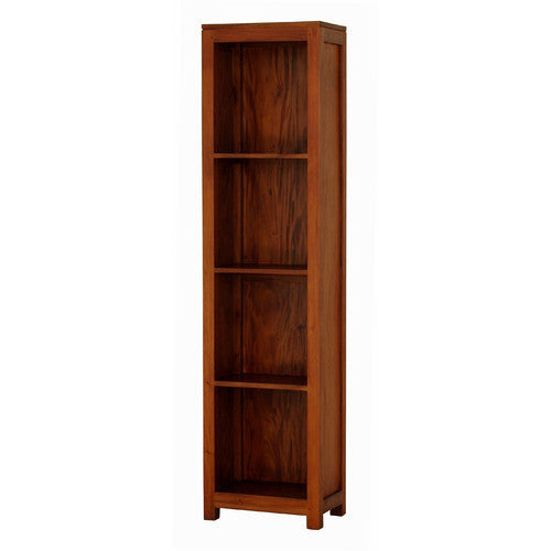 Kayla New York Teak Bookcase-Light Pecan Color-ATF388BC-000-TA-LP