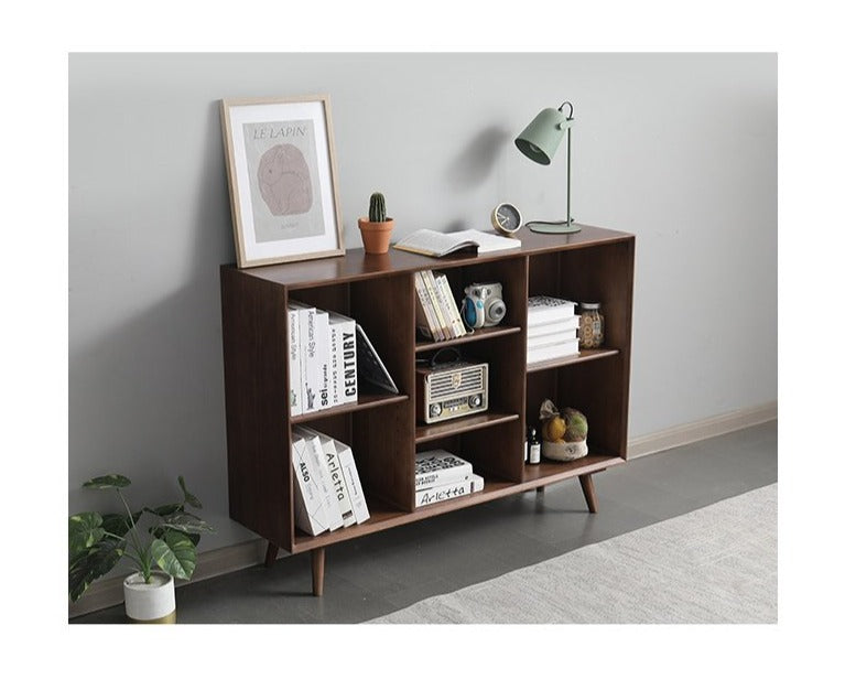 LUCAS Storage Solid Wood Bookcase Display