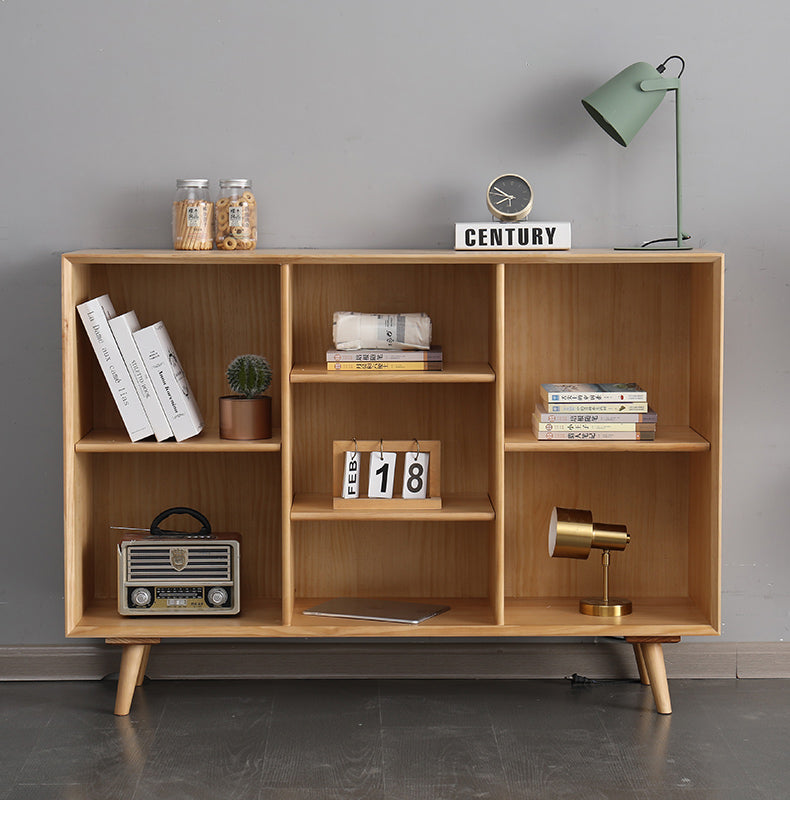 LUCAS Storage Solid Wood Bookcase Display