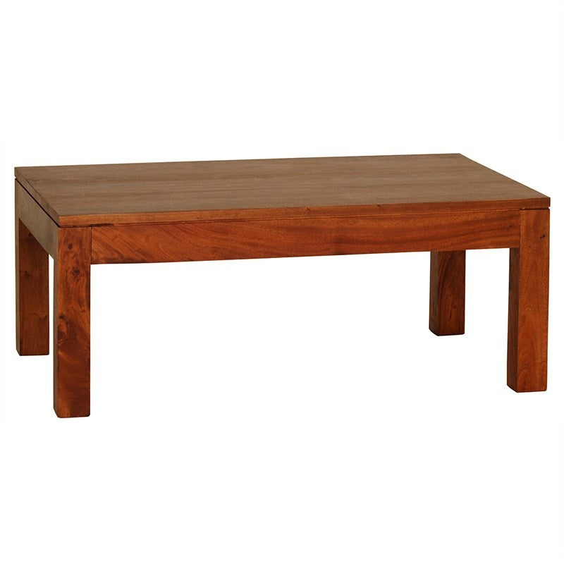 Los Angeles Solid Teak Timber 100cm Coffee Table - Light Pecan ATF388CT-000-TA-LP_1