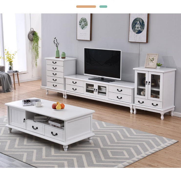 WAREHOUSE SALE MATEO European Style Solid Wood TV Console Cabinet ( Size 1,2 to 2m , 4 Color ) ( Discount Price $1099 Special Price $699 )