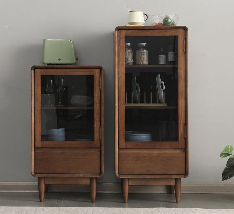 MICHEAL Glass Display Dining Cabinet Modern