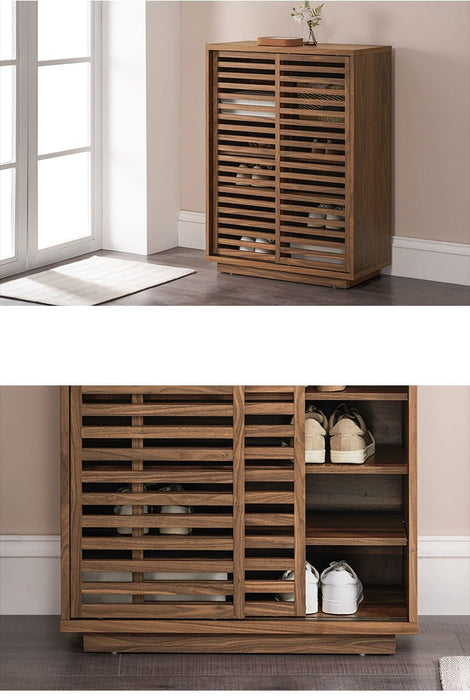NYLAH BELAIR Solid Wood Shoe Cabinet