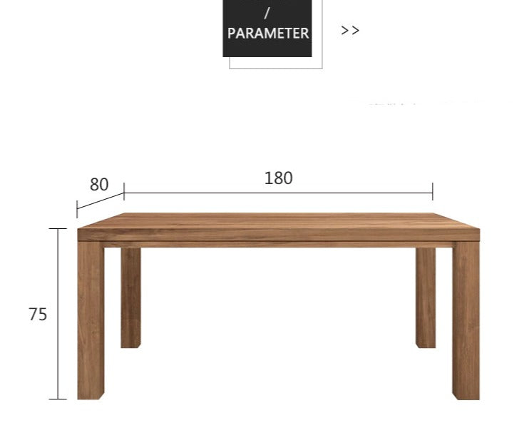 NATALIA Solid Wood Dining Table / Bench Scandinavian Nordic ( 6 Size )