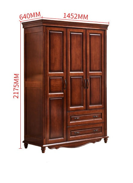 Norah Boston Hilton American Wardrobe Luxury Modern Solid Wood 2, 3, 4, 5 doors