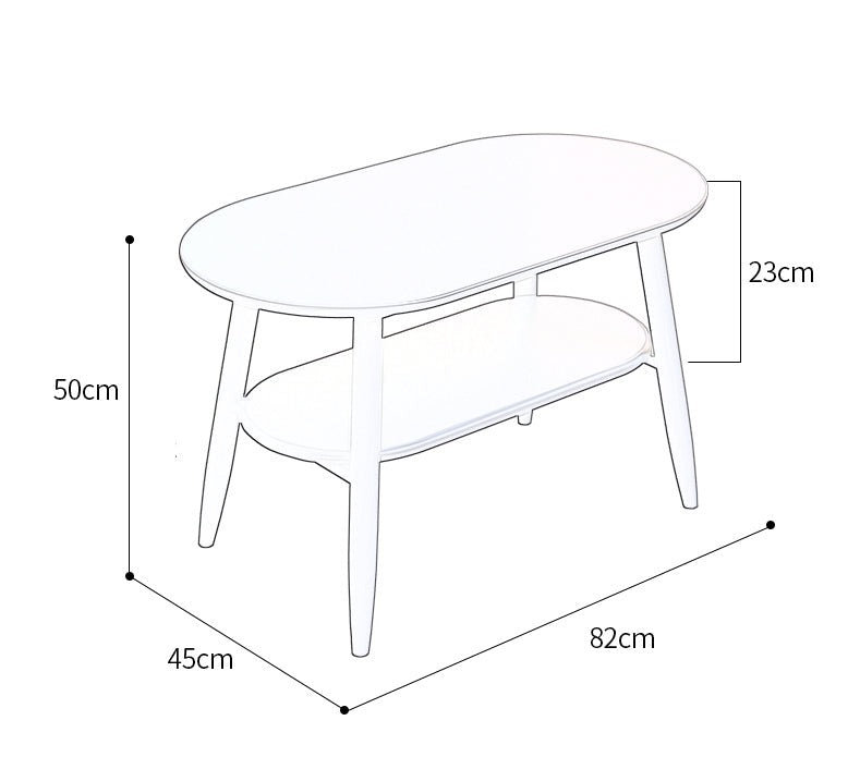 Alayah Japanese Scandinavian Coffee Table Solid Wood ( 4 Colour 2 Size )