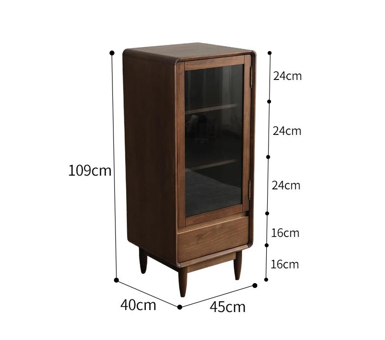 MICHEAL Glass Display Dining Cabinet Modern