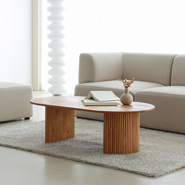Lilah NEW YORK HILTON Scandinavian Nordic Solid Wood Coffee Table Modern