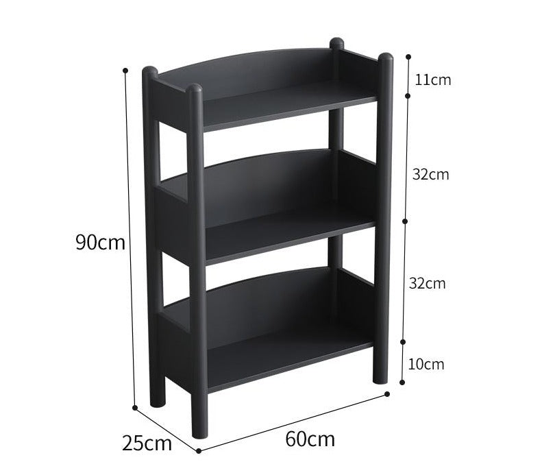 BENJAMIN Bookcase Storage Solid Wood Bookshelf