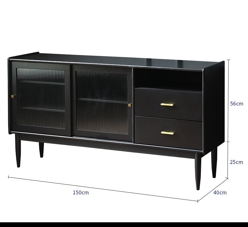 AMALIA Scandinavia Buffet Sideboard Modern Solid Wood sideboard ( 4 Colour )