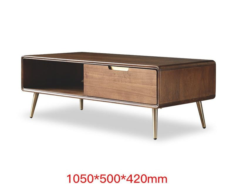 Lucas Coffee Table Solid Wood Luxury Nordic