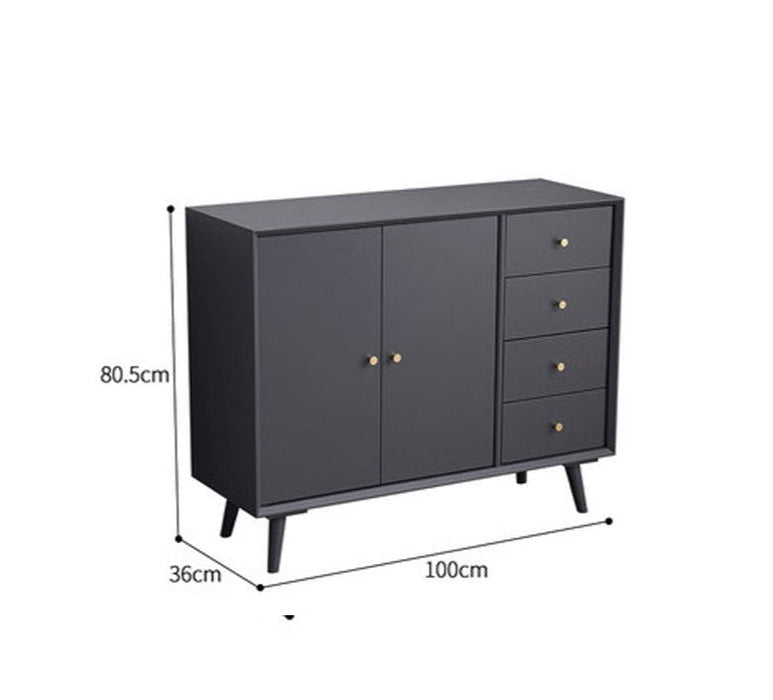 ALAYNA SWEDEN Chest Drawer Buffet Cabinet simple modern Solid Wood