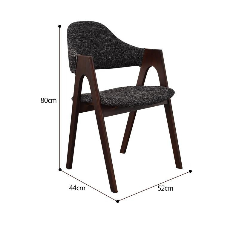 MATEO Luxury Modern Chair Solid Wood Comfy Backrest