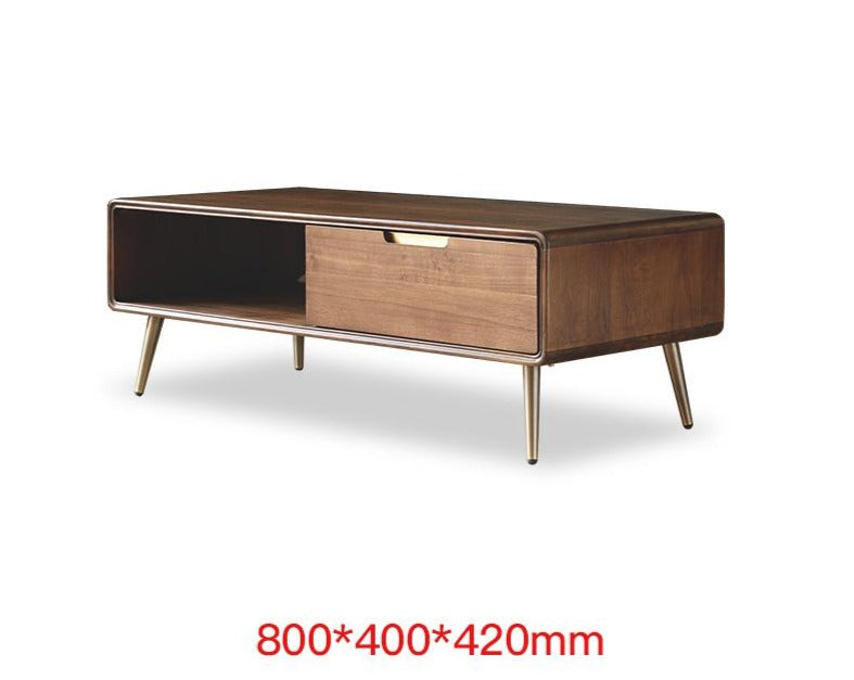 Lucas Coffee Table Solid Wood Luxury Nordic