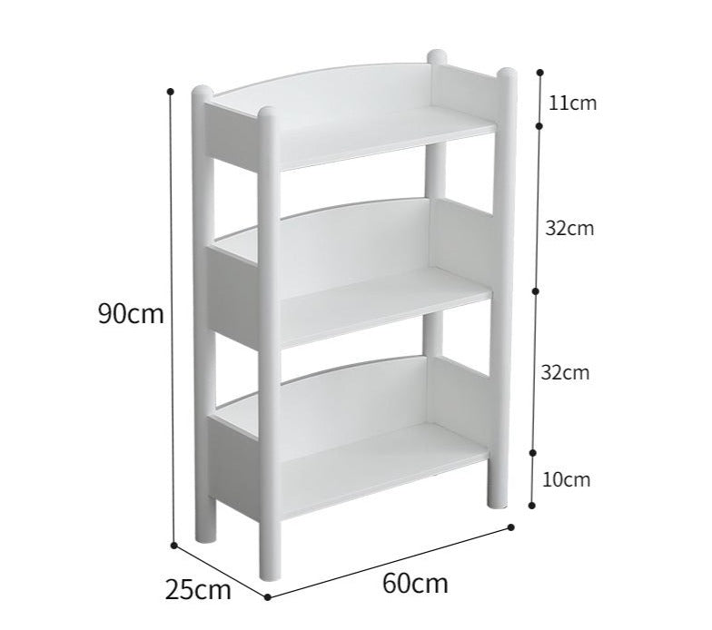 BENJAMIN Bookcase Storage Solid Wood Bookshelf